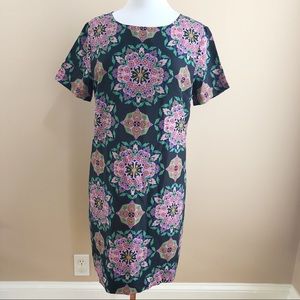 J. Crew factory printed short sleeve gallery dress